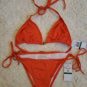 Michael Kors orange bikini